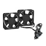 Set de 2 Ventiladores para Gabinete - Toten SA.33322.0201 Kit 2 ventiladores para gabinete de pared