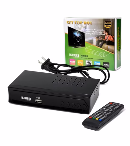 Sintonizador Digital Terrestre TDT Delcom DTVB Sintonizador Digital de Canales HD con Tecnología TDT Delcom DTVB Sintonizador Digital Terrestre TDT Full HD p ISDB T con Grabador USB