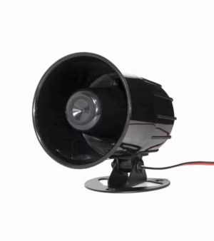 Sirena de 12V 45W, Sirena de 45W con 06 Tonos, Bocina de Seguridad para Exteriores, Alarma para Exterior, Sistema de Protección para el Hogar Opalux OP-2040