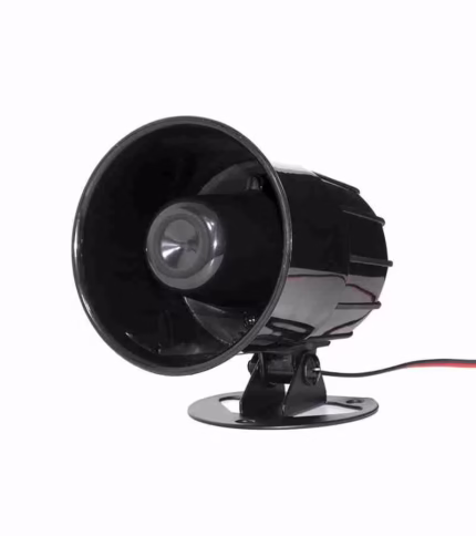 Sirena de 12V 45W, Sirena de 45W con 06 Tonos, Bocina de Seguridad para Exteriores, Alarma para Exterior, Sistema de Protección para el Hogar Opalux OP-2040