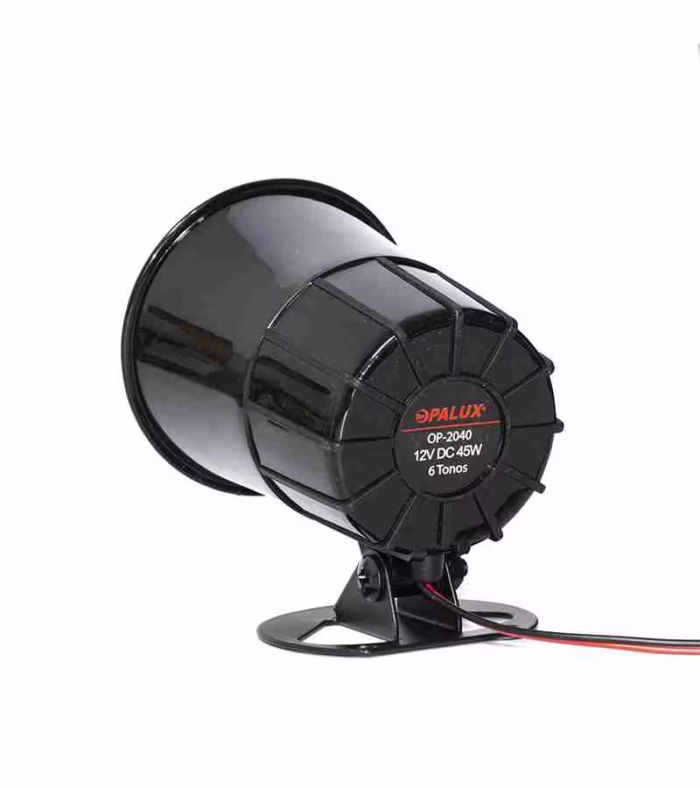 Sirena de V W Sirena de W con  Tonos Bocina de Seguridad para Exteriores Alarma para Exterior Sistema de Protección para el Hogar Opalux OP