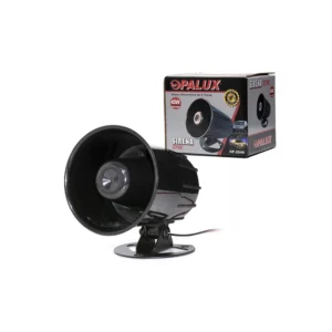 Sirena Electrónica de 12V de 45W y 06 Tonos Opalux OP-2040 Sirena de 12V 45W, Sirena de 45W con 06 Tonos, Bocina de Seguridad para Exteriores, Alarma para Exterior, Sistema de Protección para el Hogar Opalux OP-2040