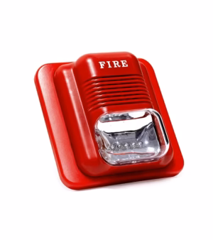 Sirena con Flash 12V/24V DC - Opalux GL-14N, Estrobo con Alarma Sonora