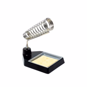 Base Metálica para Cautín con Limpiador de Puntas, Takema ZD-10C