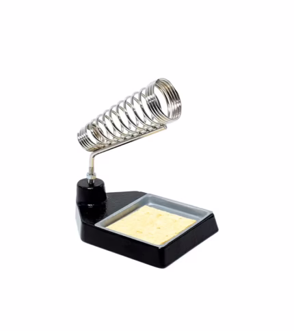 Base Metálica para Cautín con Limpiador de Puntas, Takema ZD-10C