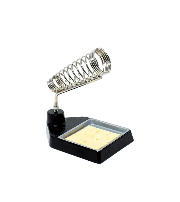 Base Metálica para Cautín con Limpiador de Puntas, Takema ZD-10C