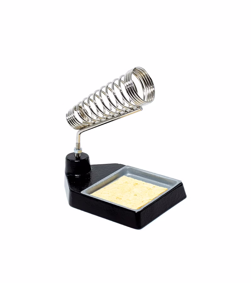 Base Metálica para Cautín con Limpiador de Puntas Takema ZD C