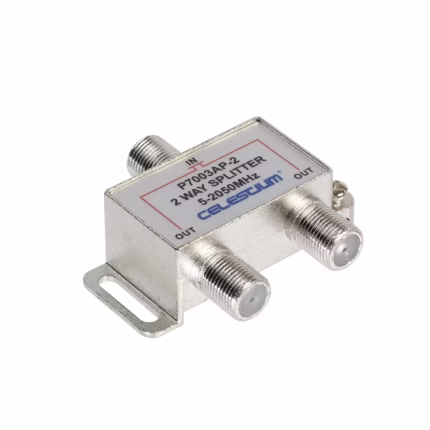 Splitter Coaxial de  puertos Mhz Celestium PAP  Splitter de  vías  Mhz  Mark  Hz Divisor para señal de Antena o Cable TV coaxial con  Salidas
