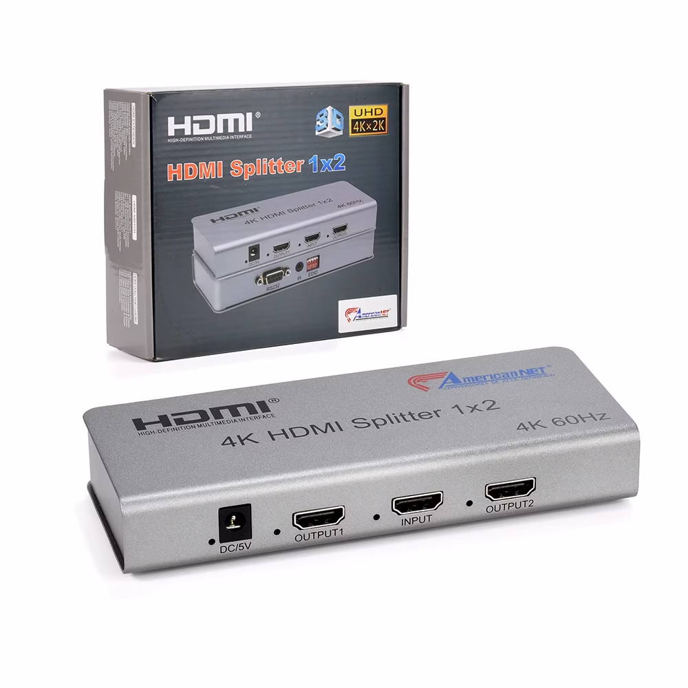 Splitter HDMI x K v American NET GP SV K Splitter HDMI  Entrada con  Salidas K Ultra HD p versión  American NET GP SV K Multiplexor HDMI de  Entrada con  Salidas K p Compatible con Full HD Divisor HDMI x 
