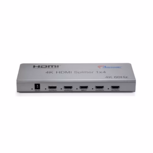 Splitter HDMI 1x4 v2 American NET GP192-4SV2-4K Multiplexor HDMI de 1 Entrada con 4 Salidas 4K 2160p Compatible con Full HD, Divisor HDMI 1x4 v2.0 American NET | UltraHD 2160p