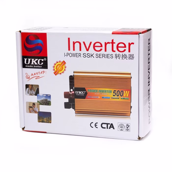 Inversor de Corriente UKC ZZ SSK W  Inversor de Corriente de V a V AC UKC ZZ SSK W Convertidor de V a V Alternos UKC SSK W Inversor de Corriente para Carro  HD Multimedia PERU SAC