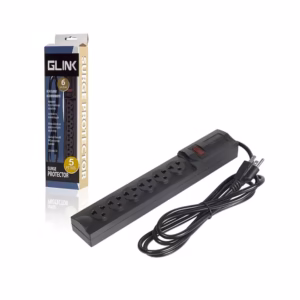 Supresor de Pico de 5MT Glink TM-PS401-5M, Regleta Eléctrica de 5 metros Glink,