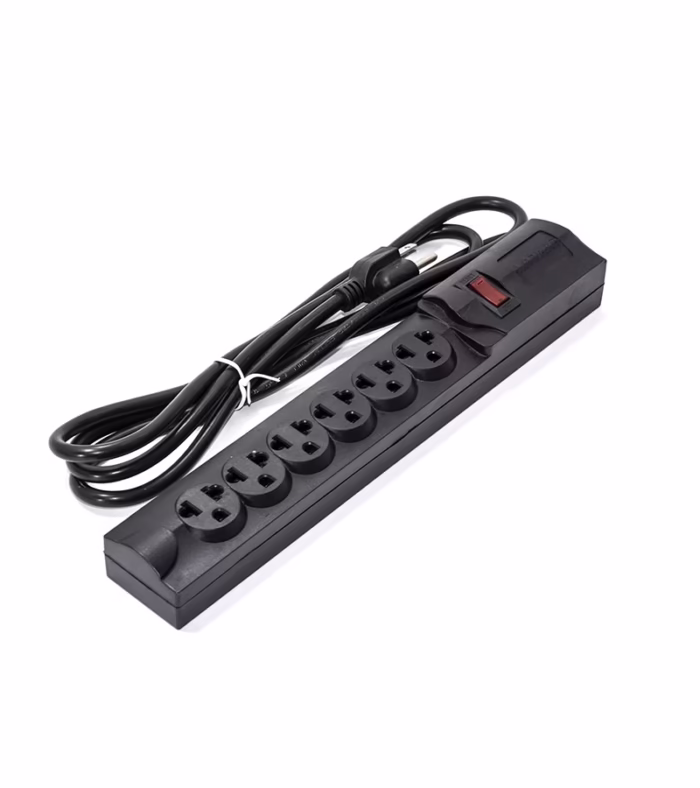 Supresor de Pico de  Metros Opalux  AB M | Regleta Eléctrica de  Tomas con Breaker  Regleta Eléctrica de  metros Opalux  AB M Supresor de Pico con  toma americana  HD Multimedia PERU SAC