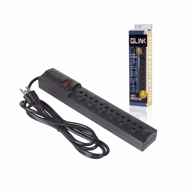 Supresor de Picos Glink  Tomas con Cable de  Metros Modelo TM PS M