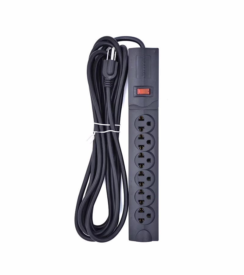 Regleta Eléctrica de  Metros de AWG Opalux  AB M Supresor de Pico MT de  Tomas Universales