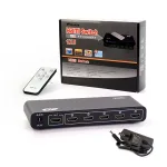 Switch HDMI 5x1 | 4K Ultra HD 2160p | FullHD 1080p | High Full Max | HDMI-501k
