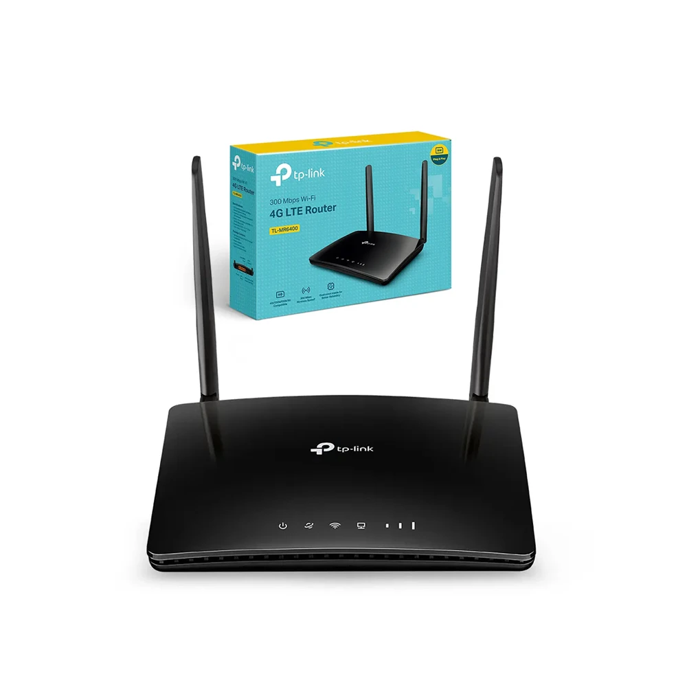 TL-MR6400 Apac | Router 4G LTE Inalámbrico | TP-Link, Router para Chip 4G Entel, Bitel, Claro, Movistar Enrutador inalámbrico N 4G LTE de 300 Mbps