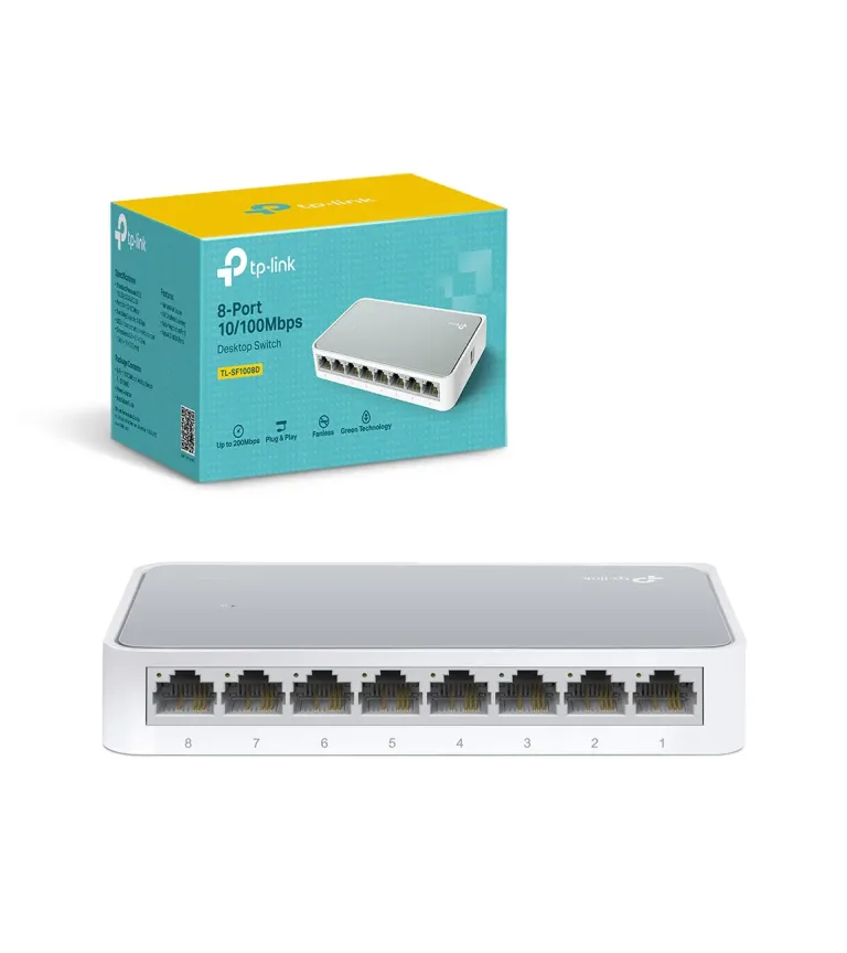 TL-SF1008D Switch de RED de 8 Puertos Fast Ethernet TP-Link