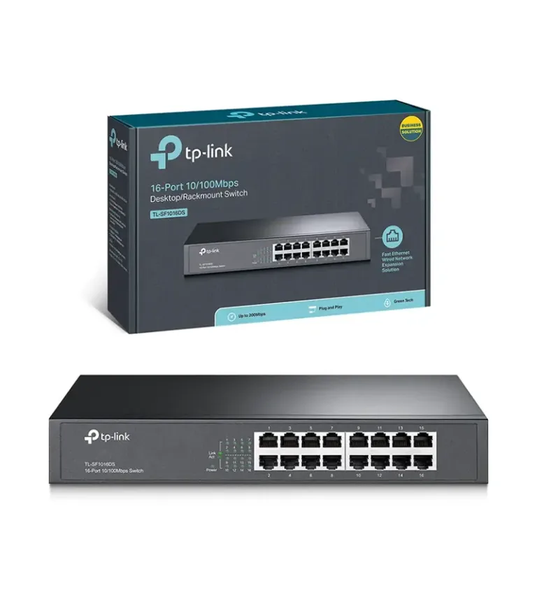 TL-SF1016DS Switch de RED de 16 Puertos Fast Ethernet Rackeable TP-Link