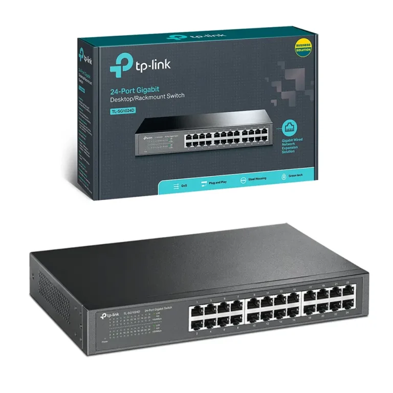 TL-SG1024D Switch Gigabit de 24 puertos para Escritorio ó Rack TP-Link Switch Gigabit de 24 Puertos | TL-SG1024D | TP-LINK | Concentrador Gigabit para Escritorio ó Rack