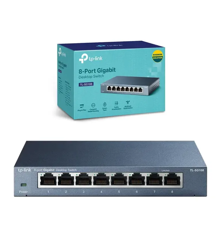 TL-SG108 Switch Gigabit de 8 puertos a 10/100/1000 Mbps TP-Link