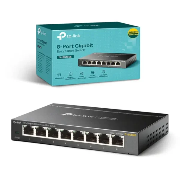 TL-SG108E Switch Gigabit de 8 Puertos Easy Smart TP-LINK