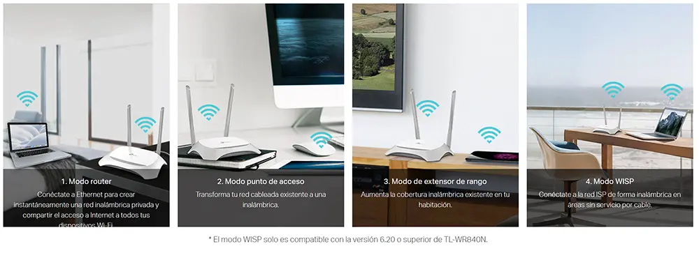 TL-WR840N Router Wi-Fi de 300Mbps 2.4Ghz | TP-Link