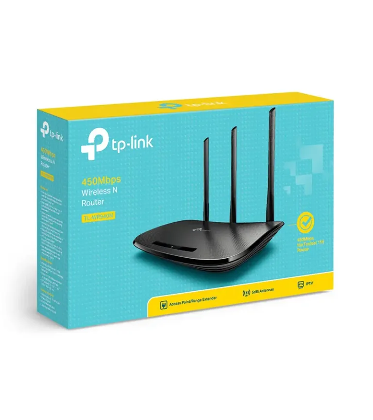 TL-WR940N Router Inalámbrico N de 450Mbps 2.4Ghz TP-Link - Multifunción