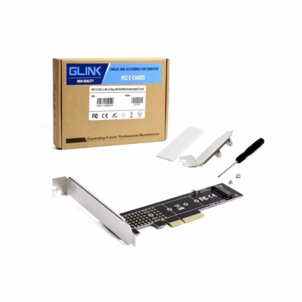 Tarjeta PCI Express M NVME via Puerto PCIe X Glink ST Tarjeta PCIe X para Discos M NVMe de  Puerto   Glink GP ST