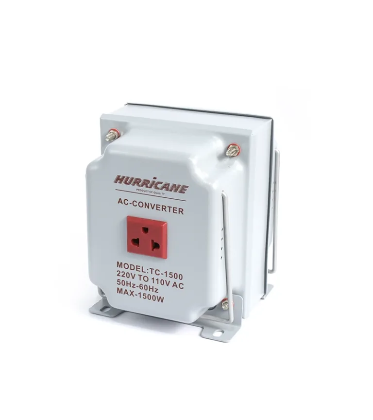 Transformador de 220v a 110v AC de 1500W - Hurricane TC-1500W