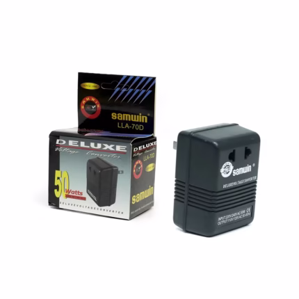 Transformador 220v a 110v 50 Watts 60hz - SANWIN LLA-70D Convertidor de voltaje portátil para exteriores, transformador de viaje de 110v a 220v, 50w, para el hogar, Adaptador de 220V a 110V 60hz de 50W, Autotransformador de Corriente 220v a 110VAC 50Watts