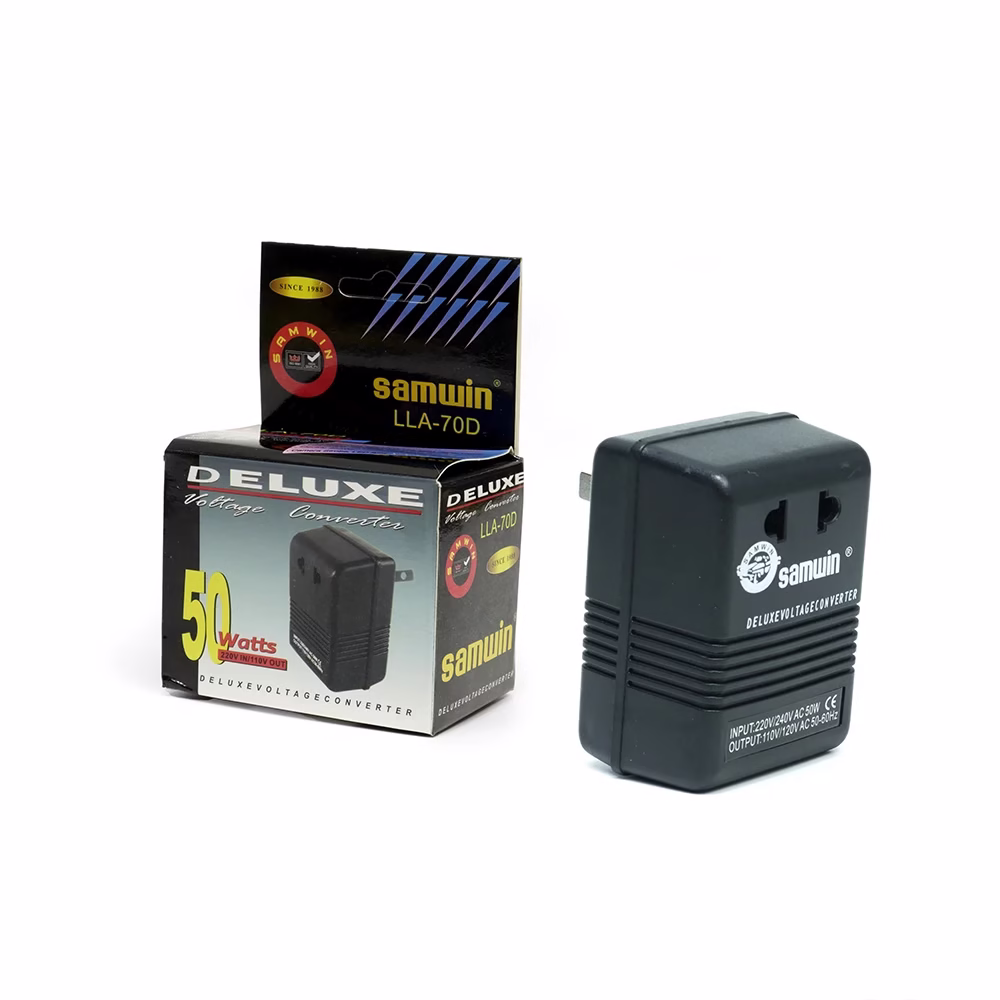 Transformador v a v  Watts hz   SANWIN LLA D Convertidor de voltaje portátil para exteriores transformador de viaje de v a v w para el hogar Adaptador de V a V hz de W Autotransformador de Corriente v a VAC Watts