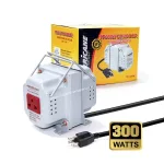 Transformador de Voltaje 300W 220v a 110v AC Hurricane TC-300W 