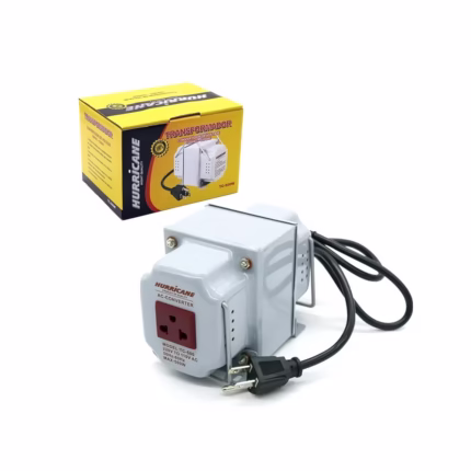 Transformador de Voltaje 500W 220v a 110v AC Hurricane TC-500W Auto Transformador de 500W, Convertidor de Voltaje 220v a 110v AC 50/60hz, Transformador 220 a 110v AC de 500W