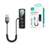 Transmisor FM para Carro con BT 5.0 Usams US-SJ503 Emisor de Bluetooth vía FM para carro USAMS US-SJ503