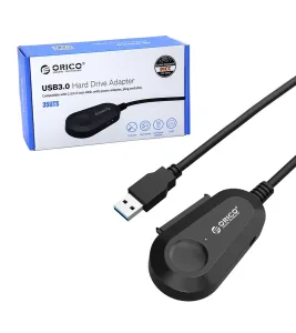 USB a SATA | Adaptador USB 3.0 a Sata III - Equipo con Fuente de 12v2A, soporta hasta 10Tb | ORICO 35UTS