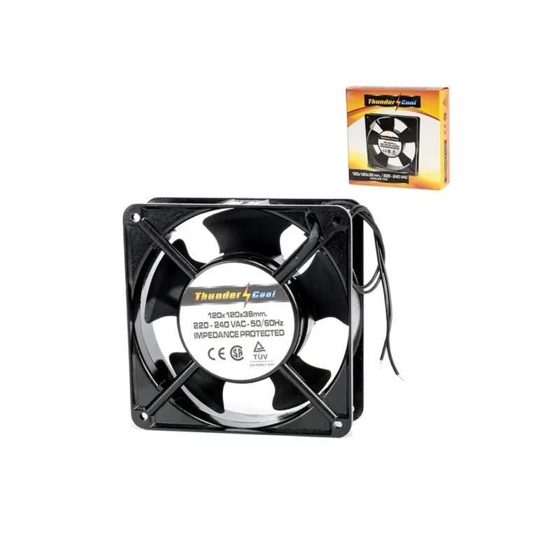 Ventilador Industrial 12CM 220VAC ThunderCool GP-360-12x12 Ventilador de 12 Centímetros a 220V AC Thunder Cool GP-360-12x12
