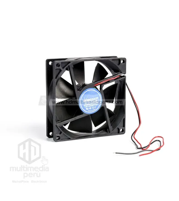Ventilador de 9cm de 12VDC- BOXER YM1209PTS1 - 7 Aspas