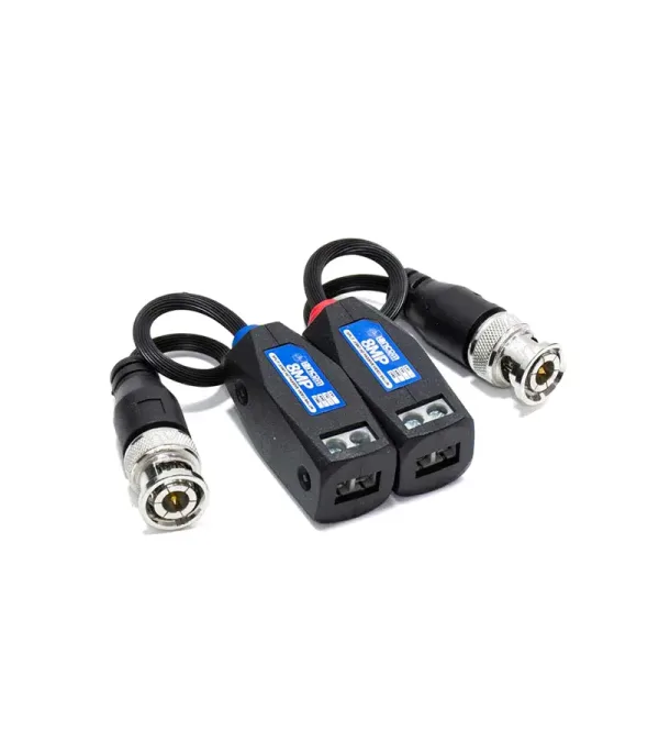 Video BALUN Pasivo 8MP 4K Lancom BNC8MP-T para Cámaras HDCVI - TVI - AHD - CVBS