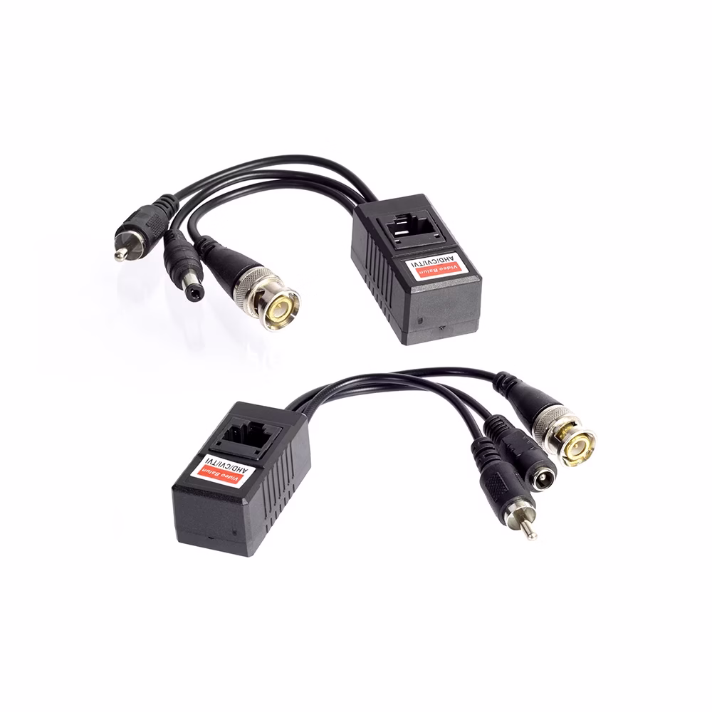 Video Balun RJ Celestium Y BNC Par de video Balun RJ por UTP Cate o Cat para cámaras de seguridad HDCVITVIAHDCVBS Celestium Y BNC Video Balun FullHD Pasivo  en  para cámaras de Seguridad