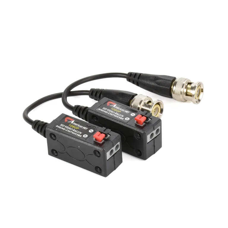Video Balun de 5MP HD 1080p American NET GP300-HD Par de Video Balun HD 1080p de 5MP American NET GP300-HD, Adaptador de Video para Cámara de Seguridad, compatible con HDCVI - AHD - TVI - CVBS