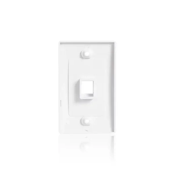 Wallplate Ejecutivo de 1 Puerto - LANCOM SMB-FP-040-1 Faceplate de 1 Puerto para placa de pared marca LANCOM FacePlate RJ45 
