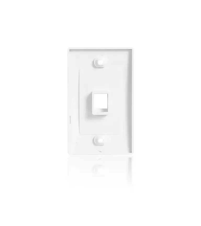 Wallplate Ejecutivo de 1 Puerto - LANCOM SMB-FP-040-1 Faceplate de 1 Puerto para placa de pared marca LANCOM FacePlate RJ45 