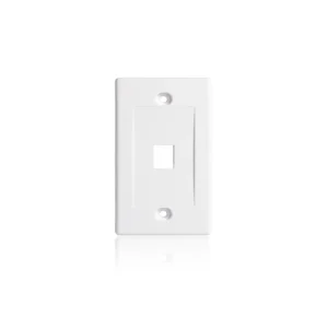 Wallplate Ejecutivo de 1 Puerto - LANCOM SMB-FP-040-1 Faceplate de 1 Puerto para placa de pared marca LANCOM, FacePlate RJ45