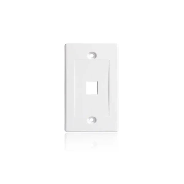 Wallplate Ejecutivo de 1 Puerto - LANCOM SMB-FP-040-1 Faceplate de 1 Puerto para placa de pared marca LANCOM, FacePlate RJ45