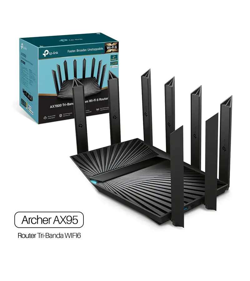 Archer AX95 Router Gigabit+ con WiFi6 AX7800 TP-Link