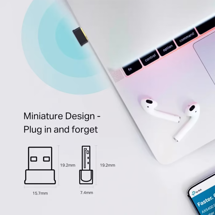 Archer TUB Nano | Adaptador USB Wi Fi con Bluetooth  TP Link