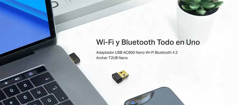 Archer T2UB Nano | Adaptador USB Wi-Fi con Bluetooth 4.2 TP-Link