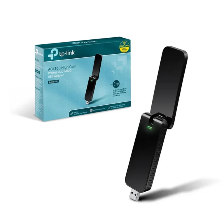 Archer T4U Adaptador USB AC1300 de Alta Ganancia TP-LINK Adaptador USB Inalámbrico de Doble Banda y Alta Ganancia Archer T4U TP-Link - AC1300, USB WiFi de Alto Rendimiento Archer T4U