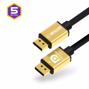 Cable DisplayPort de 5 Metros v1.4 Lancom ZZ-DPTDP4K-5M Soporta Resoluciones 8K@60Hz 4K@144Hz  - 32.4Gbps  - HDR - 3D